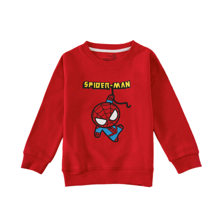 Red Spiderman Sweatshirt