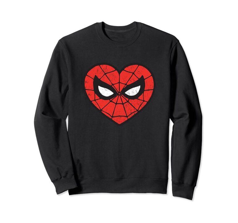 Spiderman Marvel Spider-Man Heart Sweatshirt